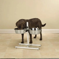 Adjustable Heavy-Duty Bowl Stand by Tail chasers