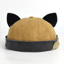 Vintage Cat Ears Brimless Beanie