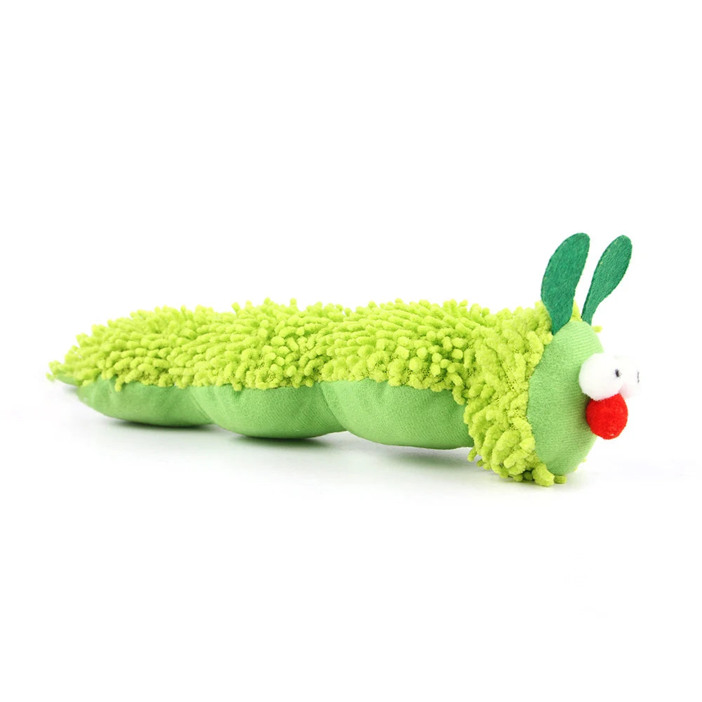 Catnip Caterpillar Chew Toy