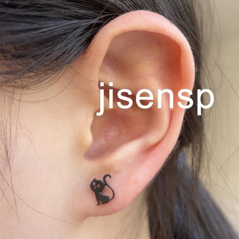 Whimsical Animal Stud Earrings by Tail chasers