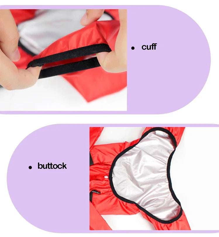 Adorable Dog Raincoat - Waterproof Jumpsuit Fun