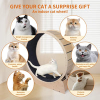 Large Cat Exercise Wheel 40 Inch Treadmill Exerciser for Indoor Cats Love Kitty Running Toy Walking Training for Fitness Weight by Tail chasers