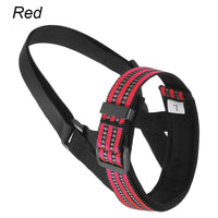 Reflective Tactical Muzzles for Medium Large Dogs Leads for Anti Barking Training Rope Guide Pet Mouth Cover Big Dog Accessories by Tail chasers