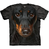 Cute Dog Face 3D Graphics Tee