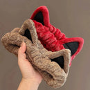 Cat Ears Face Wash Headband - Coral Fleece Spa Hairband