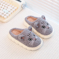 Cozy Winter Cat Slippers