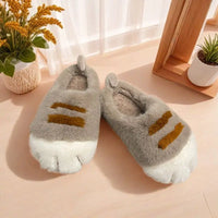 Cuddly Kawaii Cat Winter Slippers