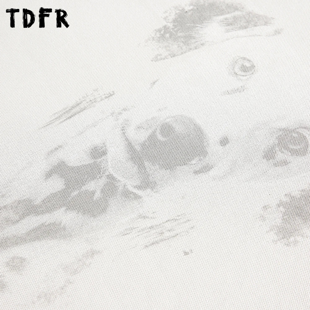 Dog Print Fake Two-Piece Men's Sweatshirt - Retro Patchwork Crew Neck