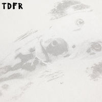 Dog Print Fake Two-Piece Men's Sweatshirt - Retro Patchwork Crew Neck