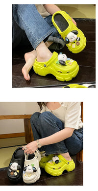 🌸 Cinnamoroll Platform Sandals - Kawaii Thick Sole Summer Paradise for Women