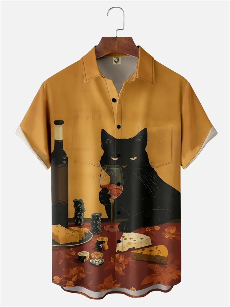 Trendy Summer Short Sleeve 3D Printed