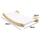 Wall-Mounted Cat Climbing System