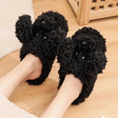 Dog Couple Slippers - Furry Winter