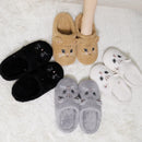 Fuzzy Fur Cat Winter Slippers