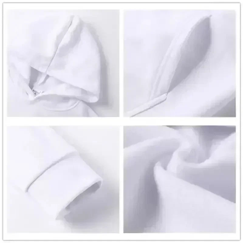 330G Heavy Duty Cartoon Cat Print Hoodie - Street Fashion Unisex Casual