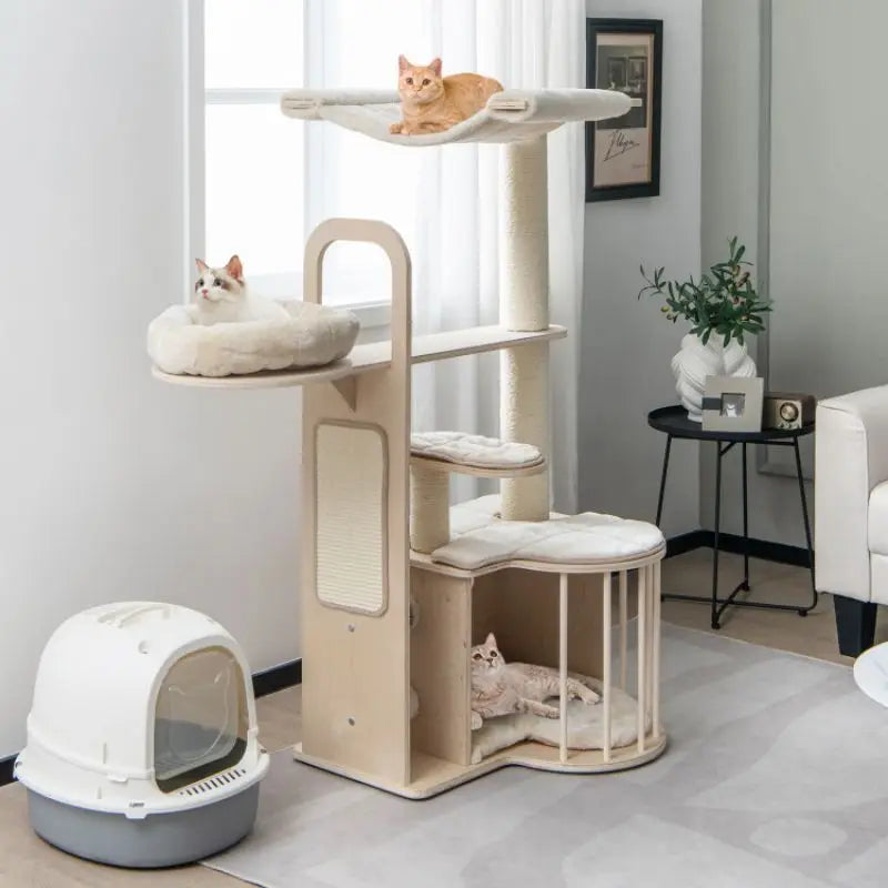 Multi-Level 55-Inch Tall Cat Tree