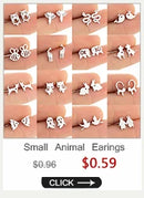 Whimsical Animal Stud Earrings by Tail chasers