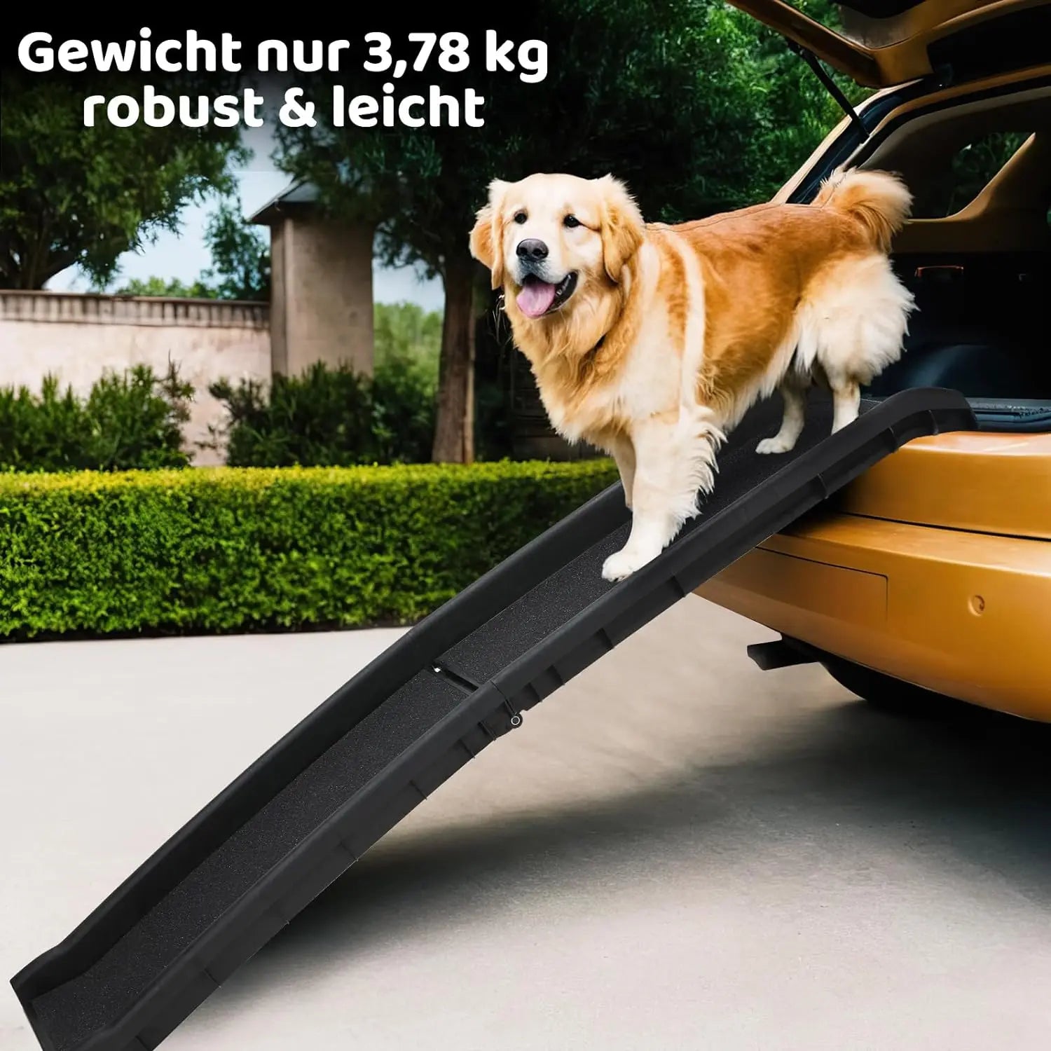 Folding Pet Ramp - 156cm Portable Car Ramp for Dogs