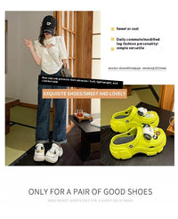 🌸 Cinnamoroll Platform Sandals - Kawaii Thick Sole Summer Paradise for Women