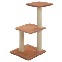 Multi-Level Cat Activity Tree with Scratching Posts & Hammock