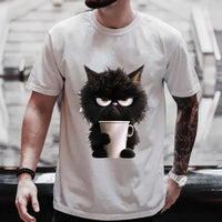 Black Cat Coffee Lover Tee