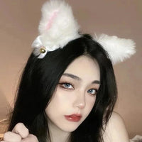 Cat Ear Cosplay Costume Set - Anime Headband & Claw Gloves with Bell
