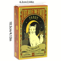Cats Rule The Earth Tarot Deck - Fun Fortune Telling Cards for Cat Lovers