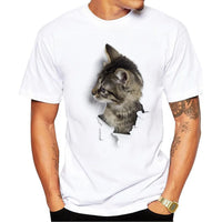 Funny Cat Print Tee