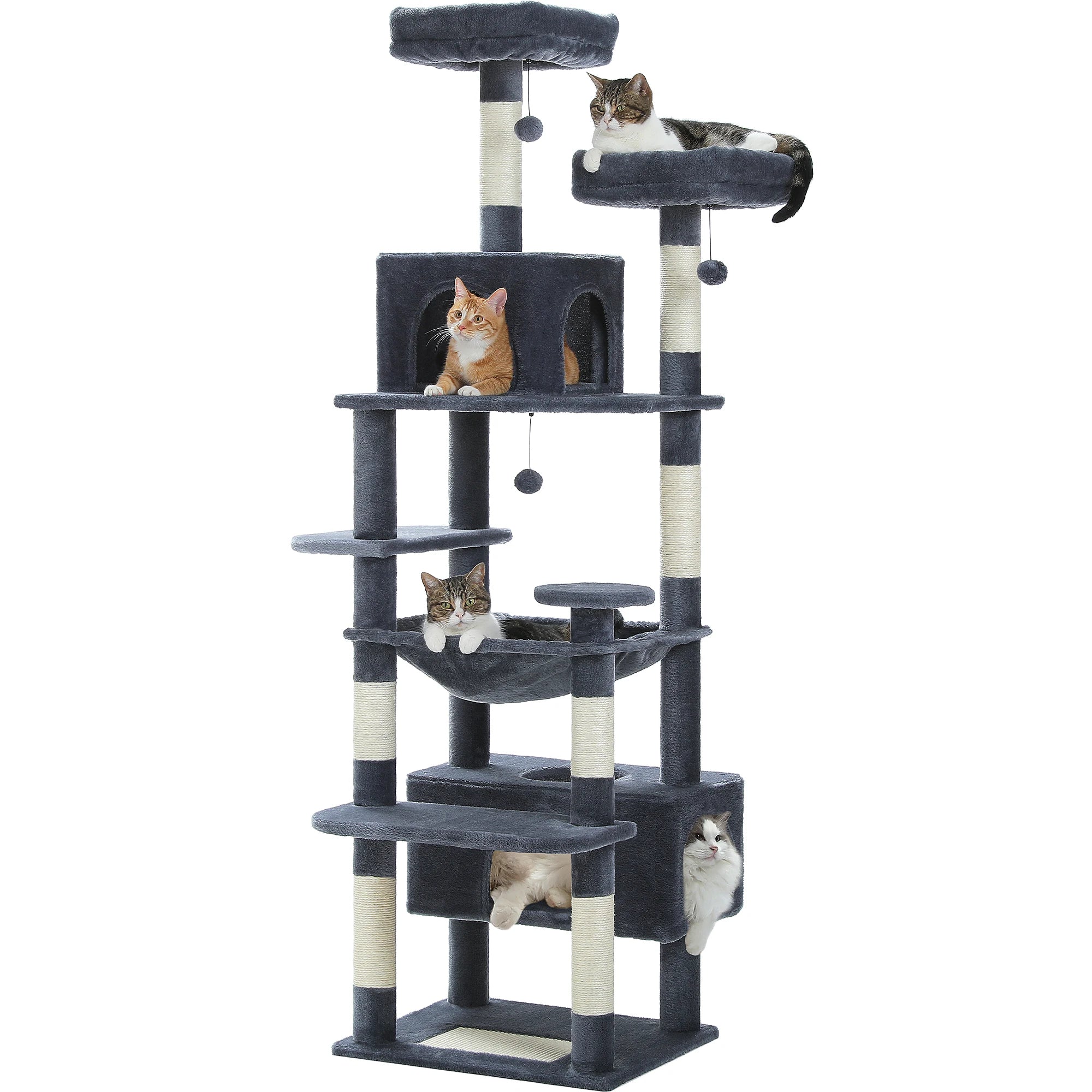 Spacious Multi-Level Cat Tower
