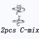 Protective Cat Ears Crochet Ring