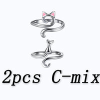 Protective Cat Ears Crochet Ring