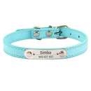 Personalized Engraved Leather Dog Collar