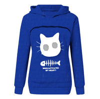 Pet Cuddle Pouch Hoodie - Carry Your Cat or Small Dog in Style