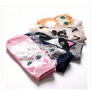 Playful Cat Cartoon Socks