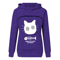 Pet Cuddle Pouch Hoodie - Carry Your Cat or Small Dog in Style