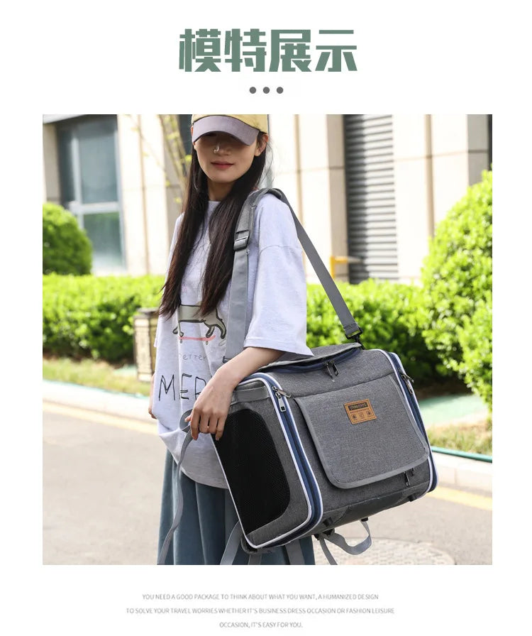 Stylish Nordic Pet Backpack