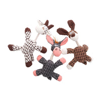 Playful Donkey Squeaker Toy by Tail chasers