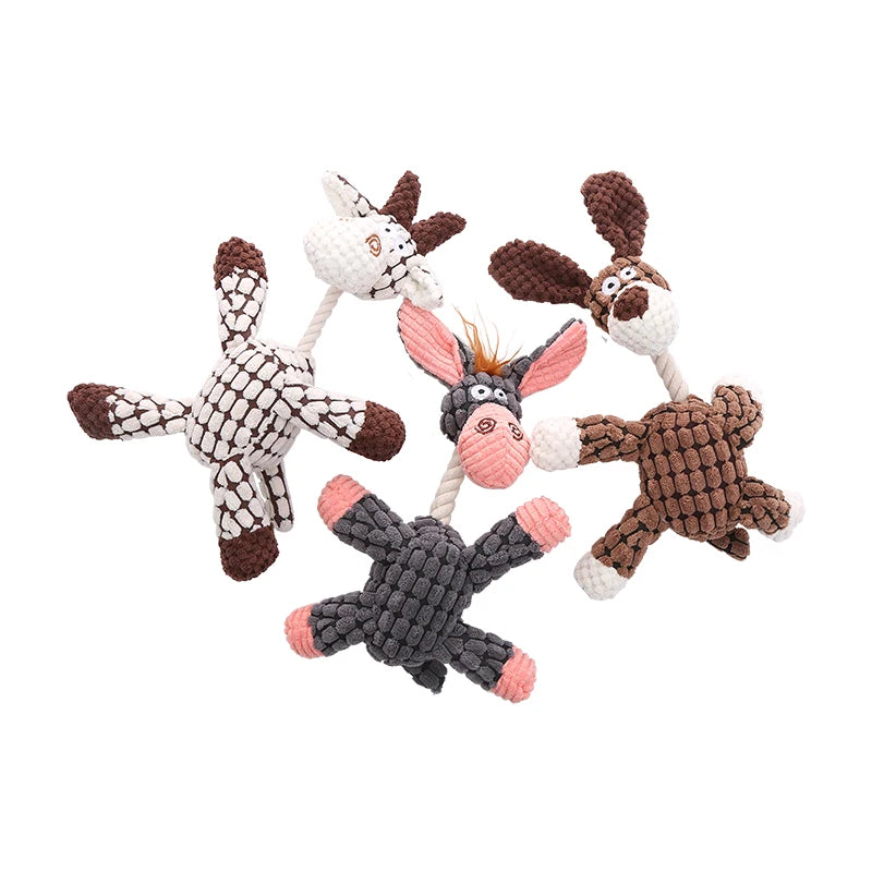 Playful Donkey Squeaker Toy