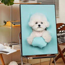 Cute Cats & Dogs Wall Art Poster - Waterproof