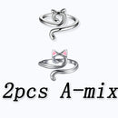 Protective Cat Ears Crochet Ring