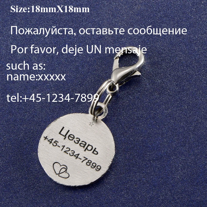🏷️ Custom Pet ID Tag - FREE Engraving Paw Design for Ultimate Pet Safety