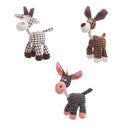 Playful Donkey Squeaker Toy by Tail chasers