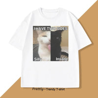 Silly & Insane Cat Meme Tee