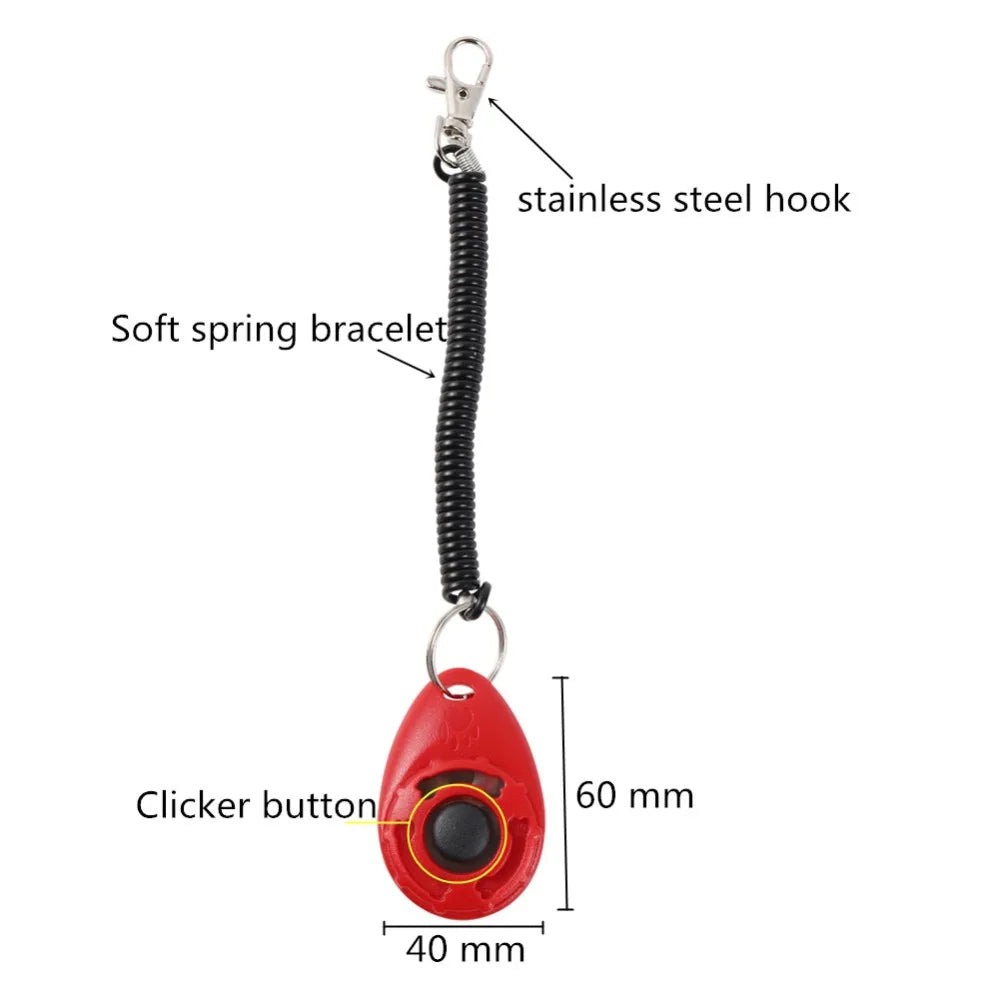 Pro Dog Training Clicker - Wrist Strap Trainer