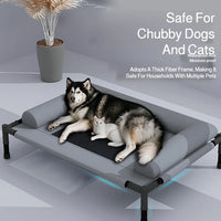 Elevated Pet Bed - Breathable Mesh for Medium & Large Dogs/Cats