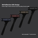 Reflective Tactical Muzzles for Medium Large Dogs Leads for Anti Barking Training Rope Guide Pet Mouth Cover Big Dog Accessories by Tail chasers