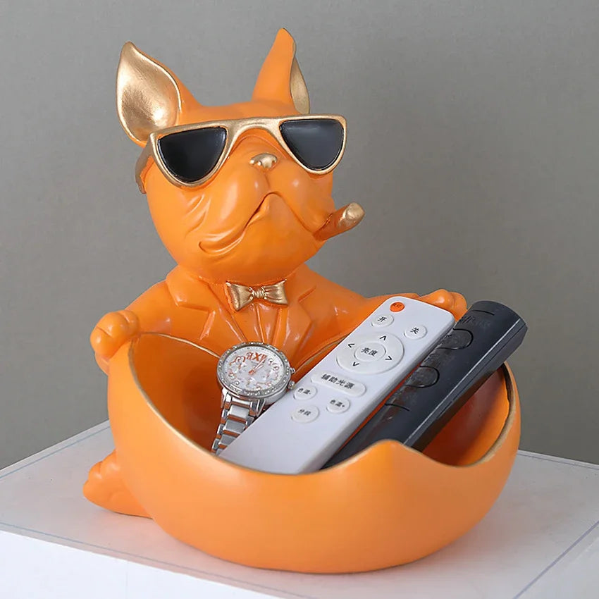 Dog Art Figurine - Beautiful Resin Sculpture