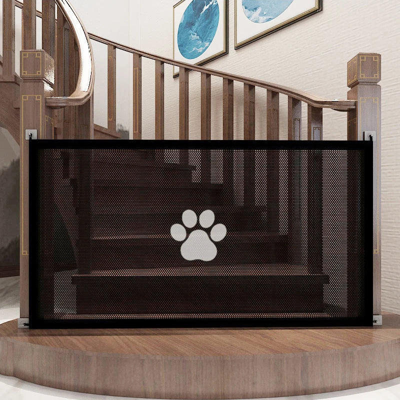 Portable Pet Safety Fence - Folding Mesh Barrier
