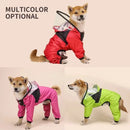 Adorable Dog Raincoat - Waterproof Jumpsuit Fun