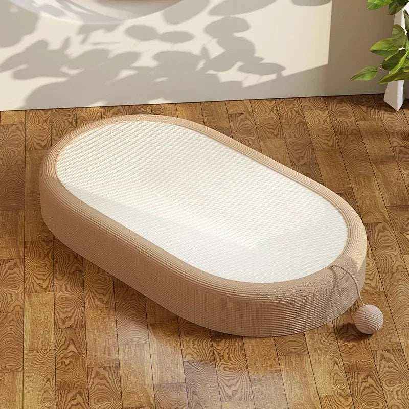 Cat Recliner Lounge - Portable Sisal Scratching Sofa